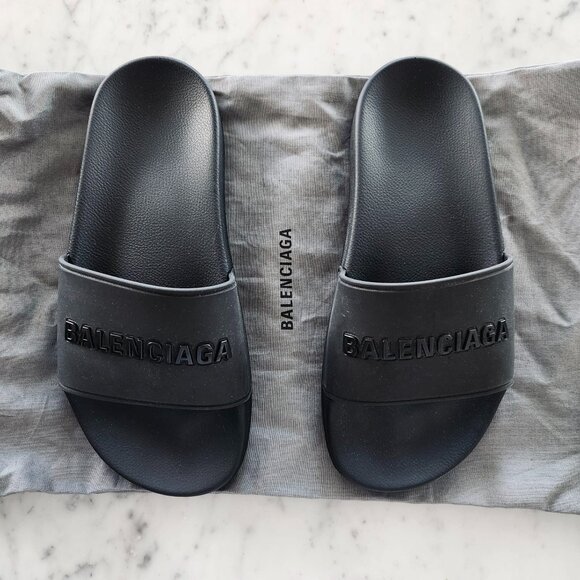 BALENCIAGA Rubber Slides (not available in stores) - Picture 2 of 6